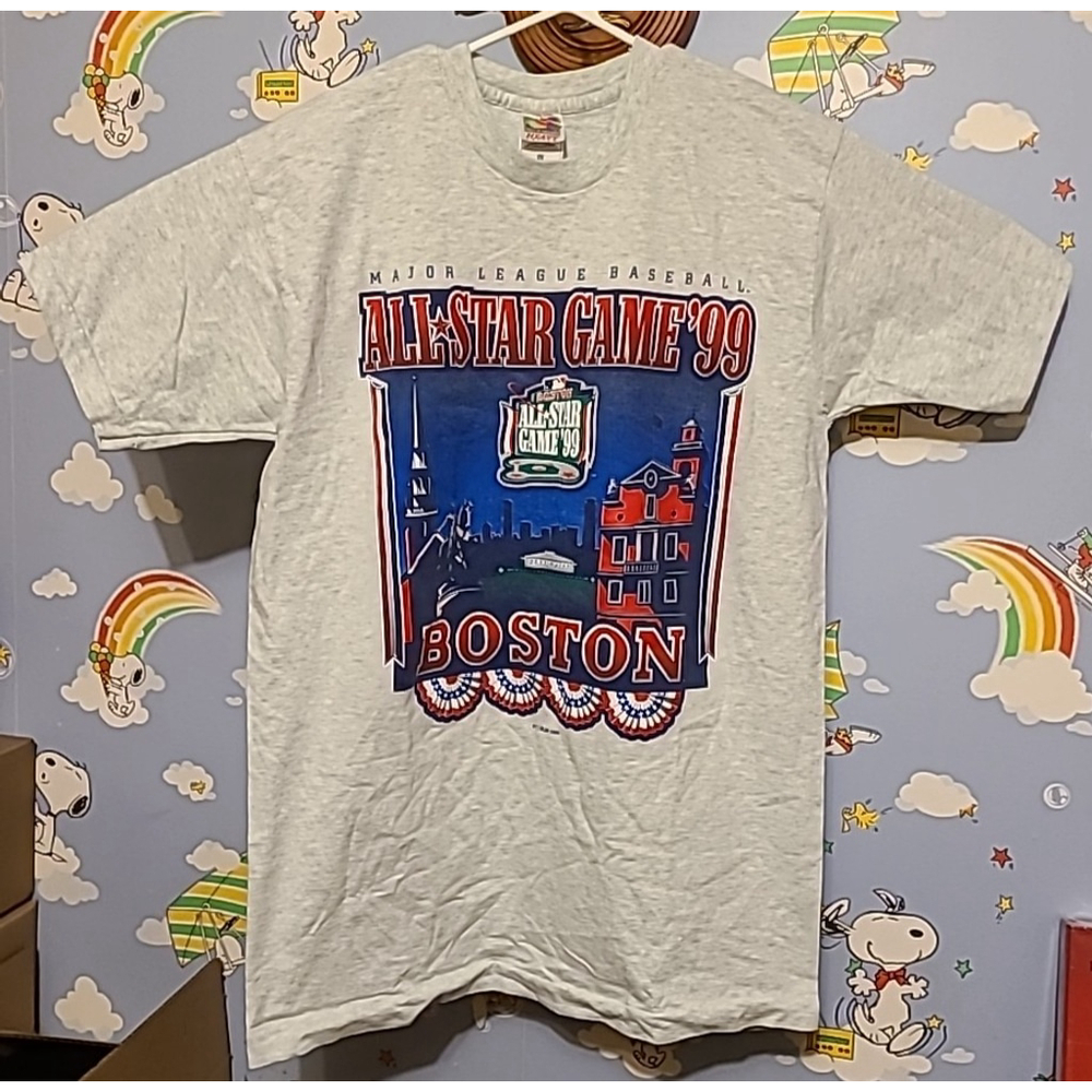 Vintage Boston Red Sox 1999 MLB All-Star Game Single Stitch Shirt Adult Sz Large